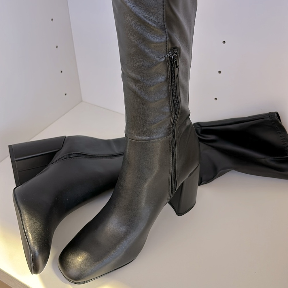 STEVE MADDEN “LIZAH” OVER THE KNEE BLACK BOOT. BRAND NEW. SIZE 7.0